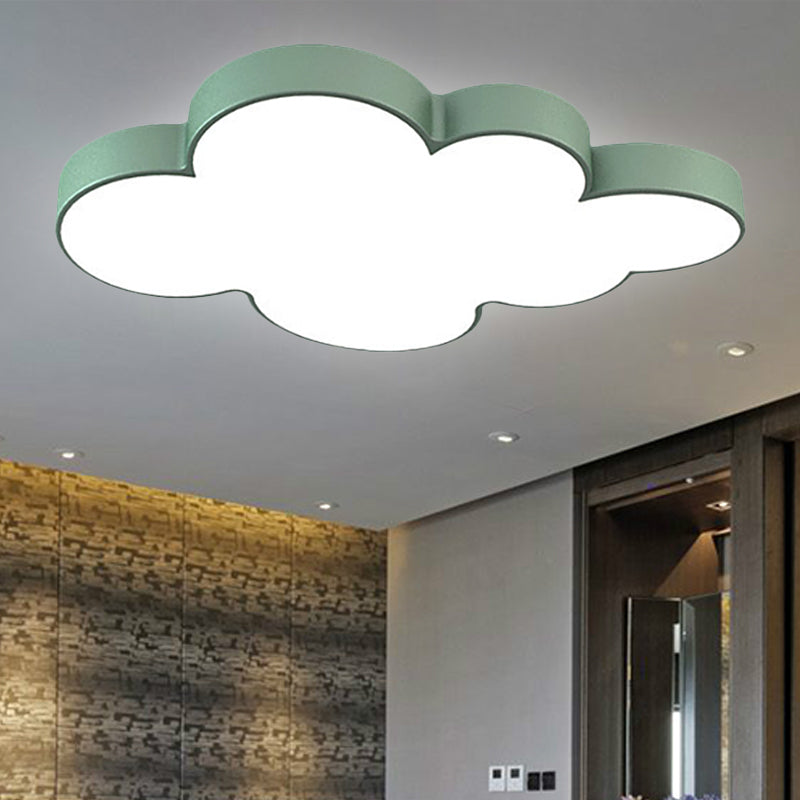 Acrylic Cloud Ceiling Flush Mount Modern Flush Mount Ceiling Light for Classroom Kid Bedroom Clearhalo 'Ceiling Lights' 'Close To Ceiling Lights' 'Close to ceiling' 'Flush mount' Lighting' 251377