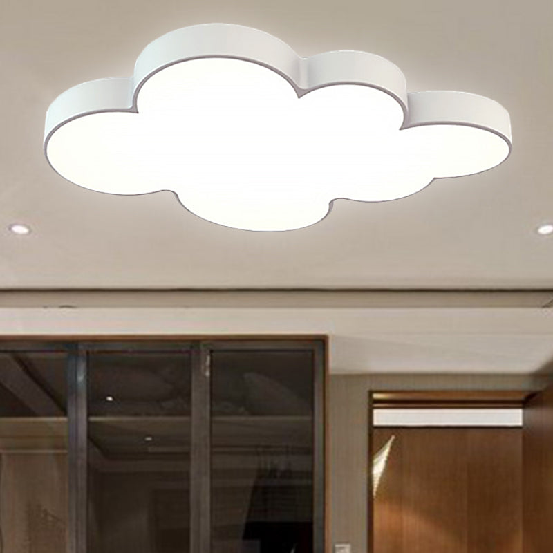 Acrylic Cloud Ceiling Flush Mount Modern Flush Mount Ceiling Light for Classroom Kid Bedroom Clearhalo 'Ceiling Lights' 'Close To Ceiling Lights' 'Close to ceiling' 'Flush mount' Lighting' 251379