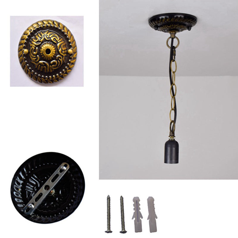 Dome Hanging Lamps Tiffany 16" Wide 1 Light Glass Hanging Lamp in Blue Clearhalo 'Ceiling Lights' 'Chandeliers' 'Glass shade' 'Glass' 'Industrial' 'Middle Century Pendants' 'Pendant Lights' 'Pendants' 'Tiffany close to ceiling' 'Tiffany Pendants' 'Tiffany' Lighting' 2548998