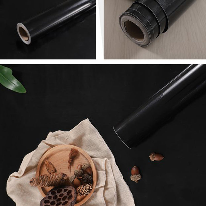 Self Sticking Repurposed Wood Wallpaper Roll Industrial Vinyl Wall Decor, 16.5' L x 23.5" W Clearhalo 'Industrial wall decor' 'Industrial' 'Wallpaper' Wall Decor' 2550446