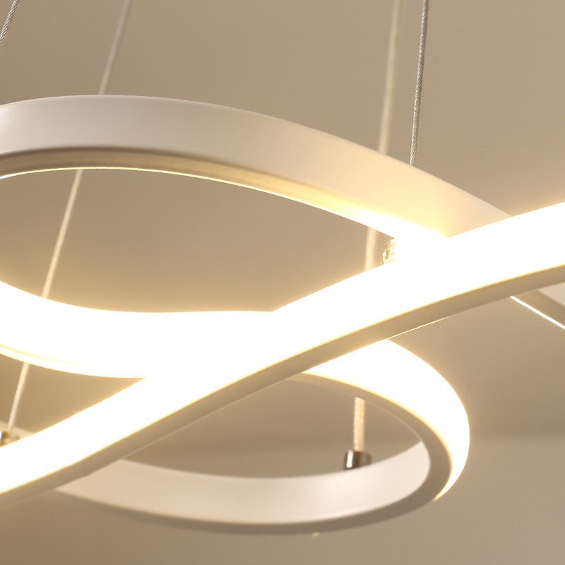 Contemporary Musical Note Chandelier Light Metal Suspension Light for Restaurant Clearhalo 'Ceiling Lights' 'Chandeliers' 'Modern Chandeliers' 'Modern' Lighting' 2552612