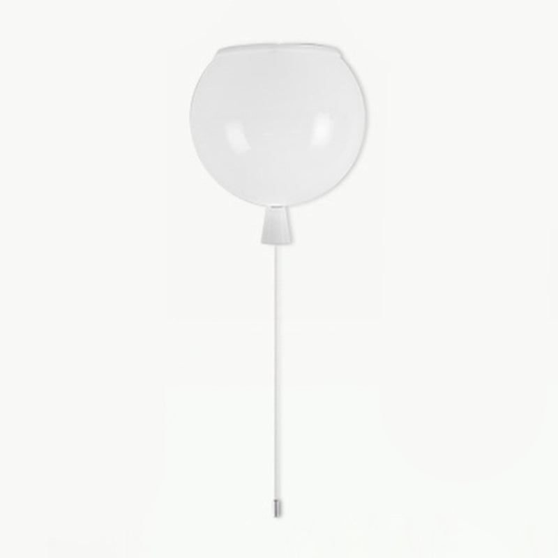 Modern Balloon Flush Mount Lighting Plastic LED Kindergarten Flush Ceiling Light Cream Clearhalo 'Ceiling Lights' 'Close To Ceiling Lights' 'Close to ceiling' 'Flush mount' Lighting' 2553164
