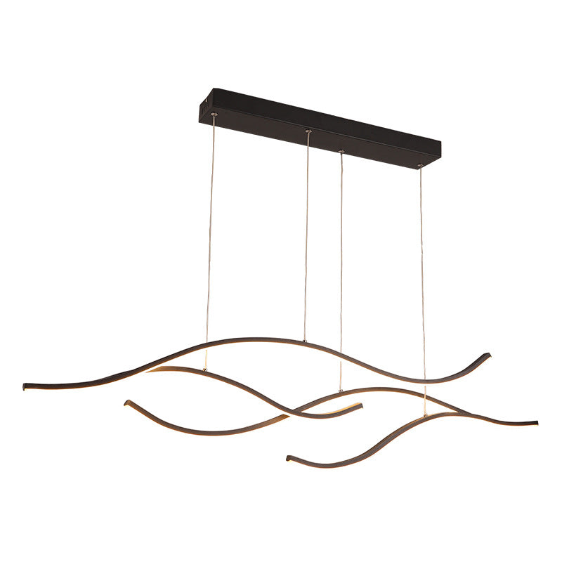 Bare Branch Metal Pendant Lighting Fixture Simplicity LED Island Light for Open Kitchen Clearhalo 'Ceiling Lights' 'Island Lights' Lighting' 2553290