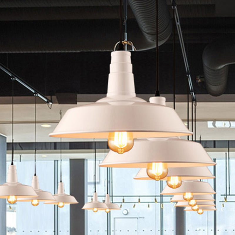 Pendant Lighting Industrial Style Shade Metal Hanging Pendant Light for Coffee Shop Clearhalo 'Art Deco Pendants' 'Black' 'Cast Iron' 'Ceiling Lights' 'Ceramic' 'Crystal' 'Industrial Pendants' 'Industrial' 'Metal' 'Middle Century Pendants' 'Pendant Lights' 'Pendants' 'Rustic Pendants' 'Tiffany' Lighting' 2554329