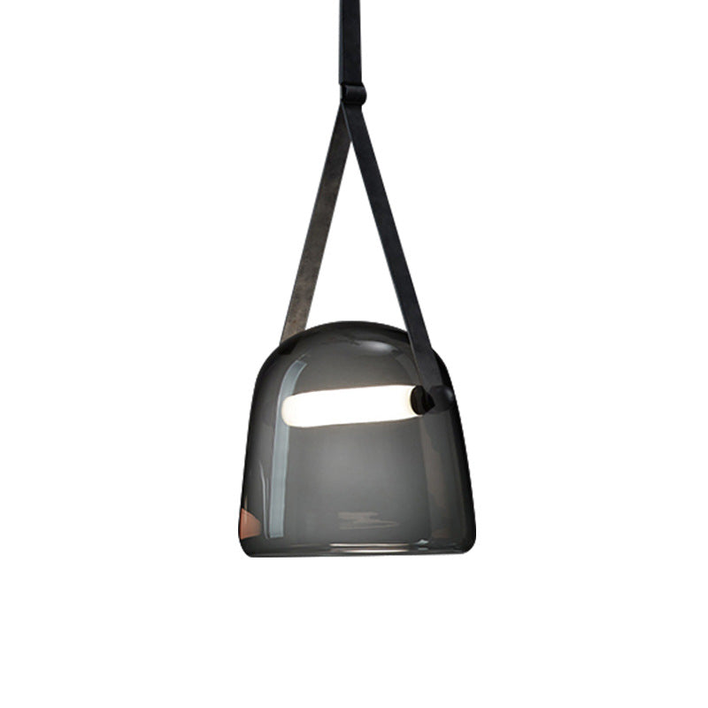 Large Glass Dome Pendant Light Fixture LED Pendant Lighting for kitchen Island Clearhalo 'Ceiling Lights' 'Glass shade' 'Glass' 'Modern Pendants' 'Modern' 'Pendant Lights' 'Pendants' Lighting' 2554938