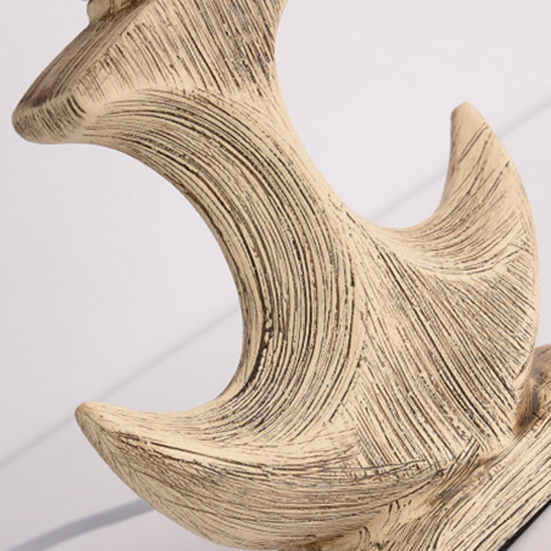 1 Bulb Cylinder Fabric Desk Lamp Classic White/Tan Plug-in Ceramic Sailboat Based Table Light Clearhalo 'Lamps' 'Table Lamps' Lighting' 255879