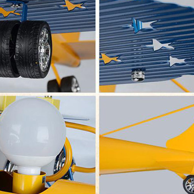 Airplane��Pendant Lighting Fixtures Cartoon Glass and Metal Hanging Pendant for Children Bedroom Clearhalo 'Ceiling Lights' 'Pendant Lights' 'Pendants' Lighting' options 2579026_2dce131b-a6f0-4556-811d-0b35e602017d