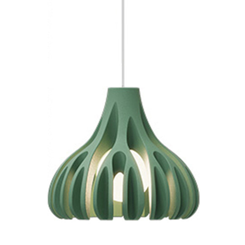 1-Light Coral line Shade Pendant Lamp Nordic Modern Style Resin Hanging Lamp for Dining Room Clearhalo 'Ceiling Lights' 'Modern Pendants' 'Modern' 'Pendant Lights' 'Pendants' Lighting' 2579928