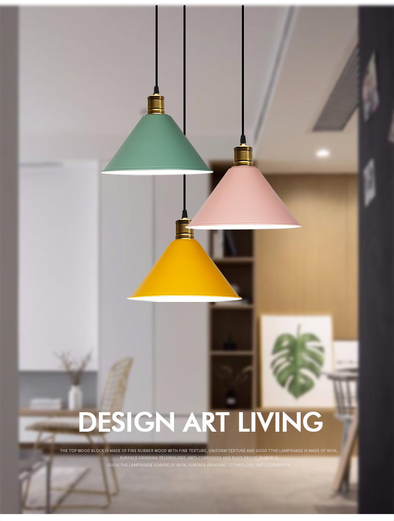 Metal Tapered Hanging Light Nordic Modern Style 1 Light Restaurant Ceiling Pendant Lamp Clearhalo 'Art Deco Pendants' 'Black' 'Cast Iron' 'Ceiling Lights' 'Ceramic' 'Crystal' 'Industrial Pendants' 'Industrial' 'Metal' 'Middle Century Pendants' 'Pendant Lights' 'Pendants' 'Rustic Pendants' 'Tiffany' Lighting' 2588784