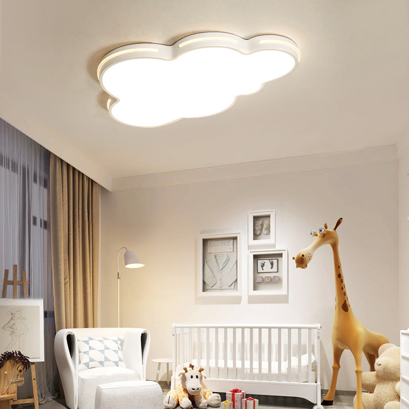 Cloud Flush Ceiling Lights 1 Light Metallic Nordic Flush-Mount Light Fixture Clearhalo 'Ceiling Lights' 'Close To Ceiling Lights' 'Close to ceiling' 'Flush mount' Lighting' 2589270