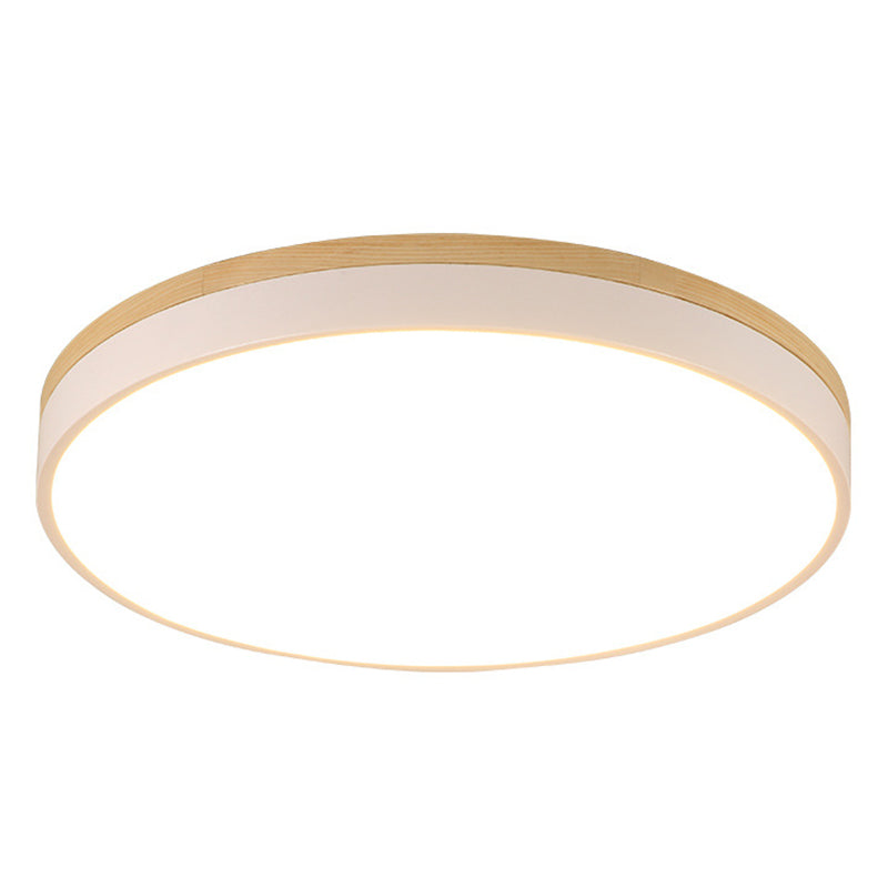 Disk Flush Mount Ceiling Light 1 Light Acrylic Minimalistic Flush Mount Ceiling Light Clearhalo 'Ceiling Lights' 'Close To Ceiling Lights' 'Close to ceiling' 'Flush mount' Lighting' 2590505