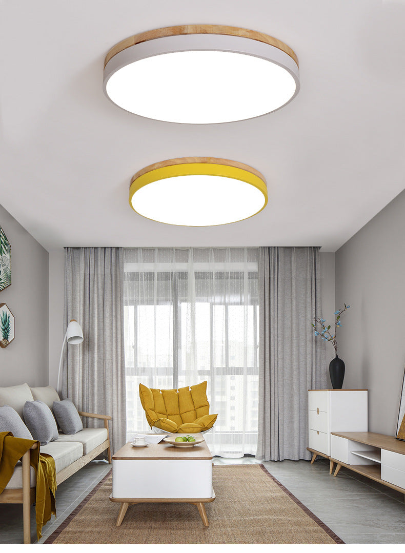 Disk Flush Mount Ceiling Light 1 Light Acrylic Minimalistic Flush Mount Ceiling Light Clearhalo 'Ceiling Lights' 'Close To Ceiling Lights' 'Close to ceiling' 'Flush mount' Lighting' 2590509