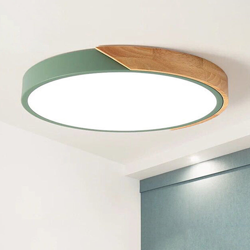 Round Flush Mount Light Fixtures Contemporary Acrylic Ceiling Light Fixtures for Bedroom Clearhalo 'Ceiling Lights' 'Close To Ceiling Lights' 'Close to ceiling' 'Flush mount' Lighting' 2590616