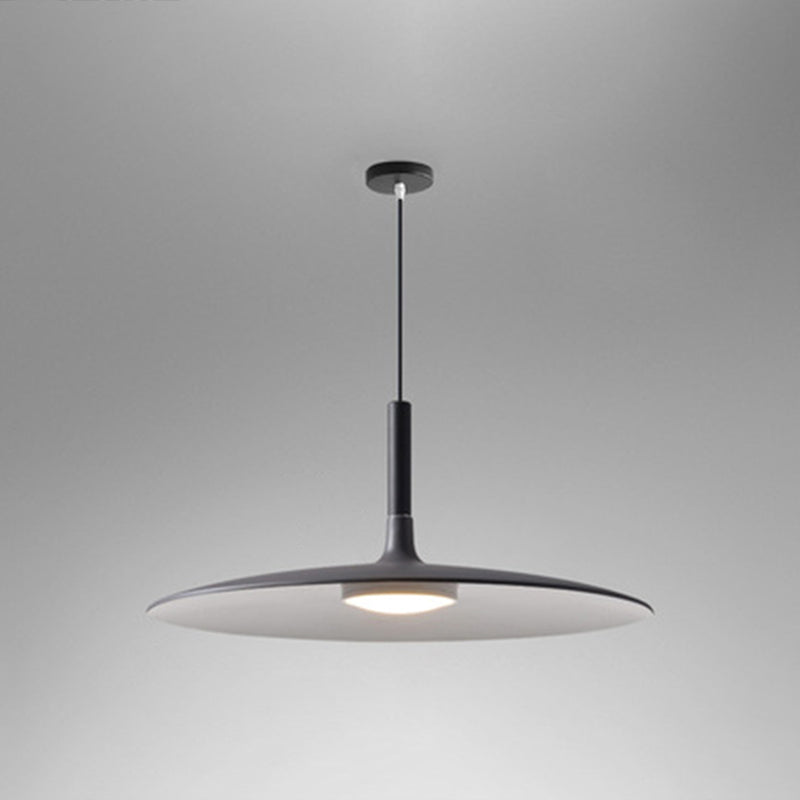 Flying Saucer LED Suspension Lamp Novelty Minimalist Metal Restaurant Hanging Pendant Coffee 18" Clearhalo 'Ceiling Lights' 'Modern Pendants' 'Modern' 'Pendant Lights' 'Pendants' Lighting' 2593382