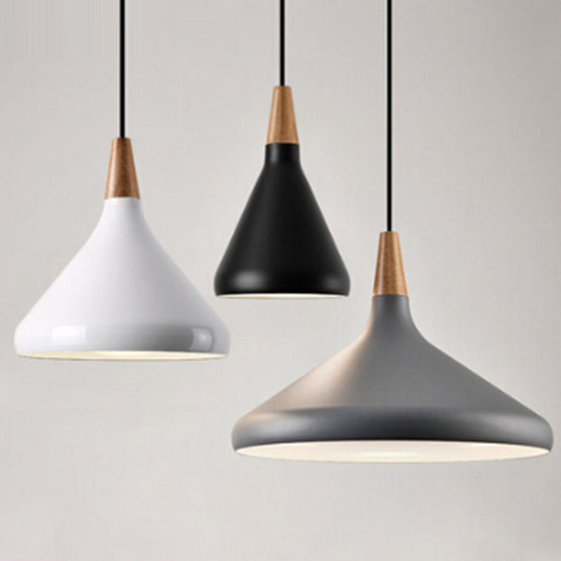 Multi Color Optional Simplicity Pendant Light Nordic Macaroon Aluminum Lampshade 1-Light Hanging Light for Kitchen Clearhalo 'Ceiling Lights' 'Modern Pendants' 'Modern' 'Pendant Lights' 'Pendants' Lighting' 2594358