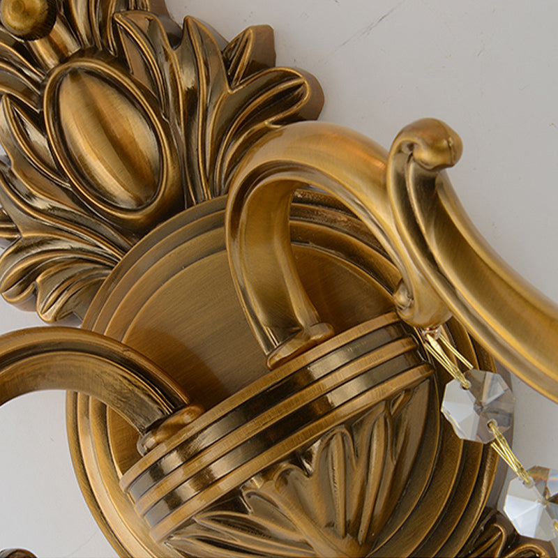 Vase White Glass Wall Mount Light Nordic Living Room 1/2 Heads Brass Sconce Light Fixture Clearhalo 'Cast Iron' 'Glass' 'Industrial' 'Modern wall lights' 'Modern' 'Tiffany' 'Traditional wall lights' 'Wall Lamps & Sconces' 'Wall Lights' Lighting' 261162