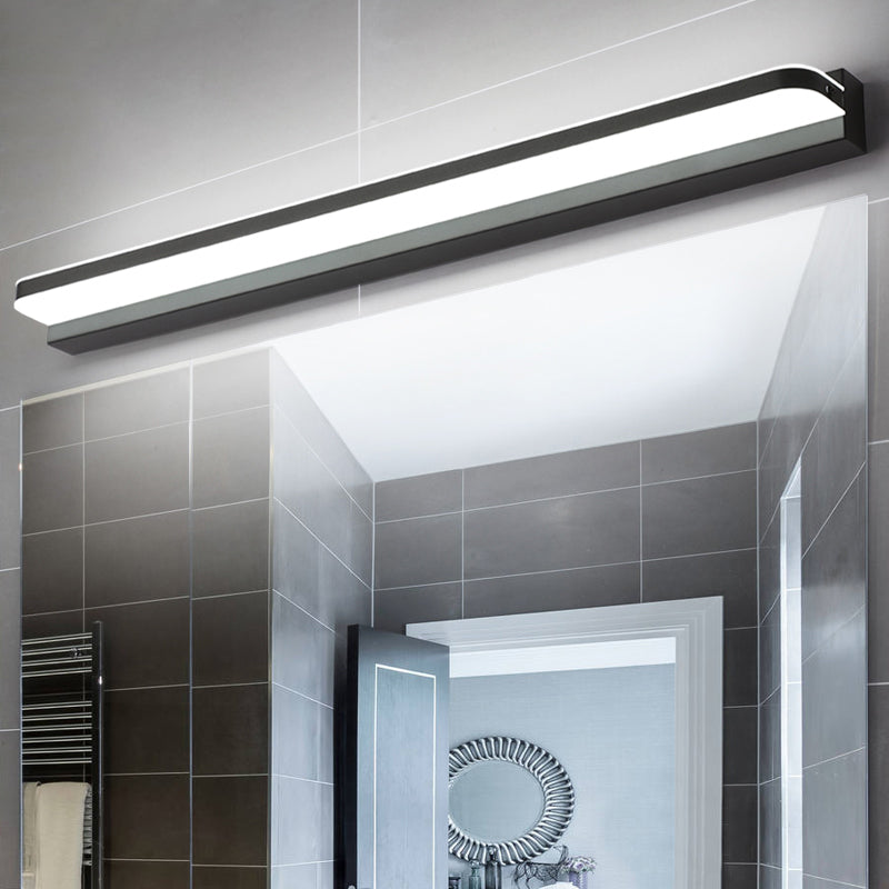 Linear Vanity Lighting Ideas Modern Style Wall Lamp in Multiple Sightless for Bathroom Clearhalo 'Vanity Lights' 'Wall Lights' Lighting' 2616898