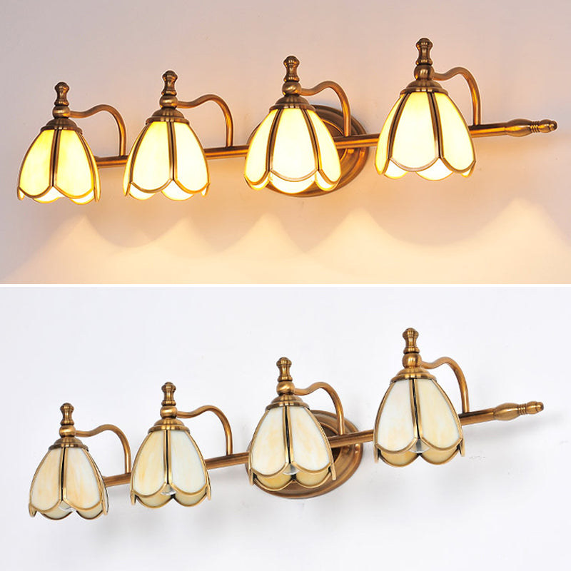 Metal Armed Vanity Light Fixtures Colonial Style Vanity Mirror Lights for Bathroom Clearhalo 'Vanity Lights' 'Wall Lights' Lighting' 2617289