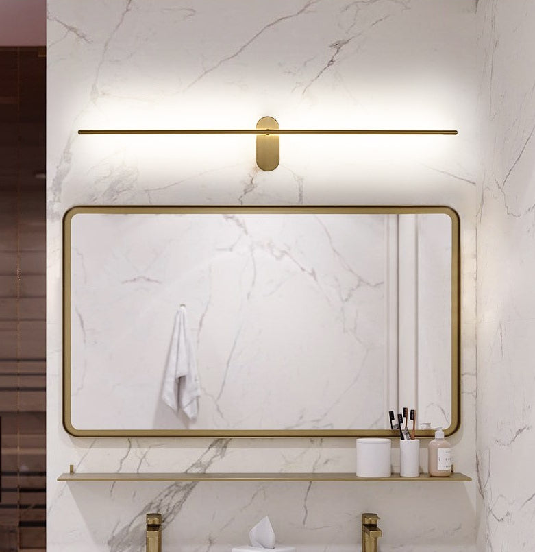 Linear Strip Wall Lighting Modern Metal Wall Mount Lamp for Bedroom Living Room Clearhalo 'Wall Lamps & Sconces' 'Wall Lights' Lighting' 2627542