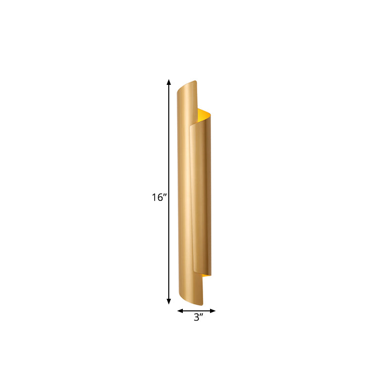 Black/White/Gold Scrolled Wall Lamp Modernist Iron 2-Light Sconce Light Fixture, 16"/21.5"/29.5" Wide Clearhalo 'Wall Lamps & Sconces' 'Wall Lights' Lighting' 269551