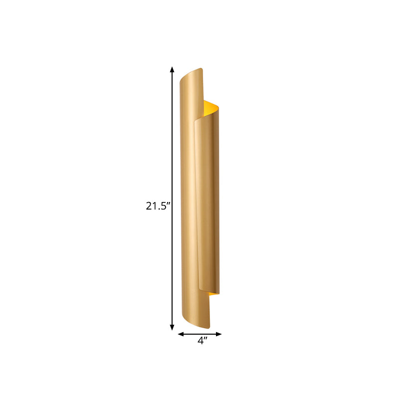 Black/White/Gold Scrolled Wall Lamp Modernist Iron 2-Light Sconce Light Fixture, 16"/21.5"/29.5" Wide Clearhalo 'Wall Lamps & Sconces' 'Wall Lights' Lighting' 269552