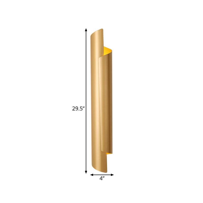 Black/White/Gold Scrolled Wall Lamp Modernist Iron 2-Light Sconce Light Fixture, 16"/21.5"/29.5" Wide Clearhalo 'Wall Lamps & Sconces' 'Wall Lights' Lighting' 269553