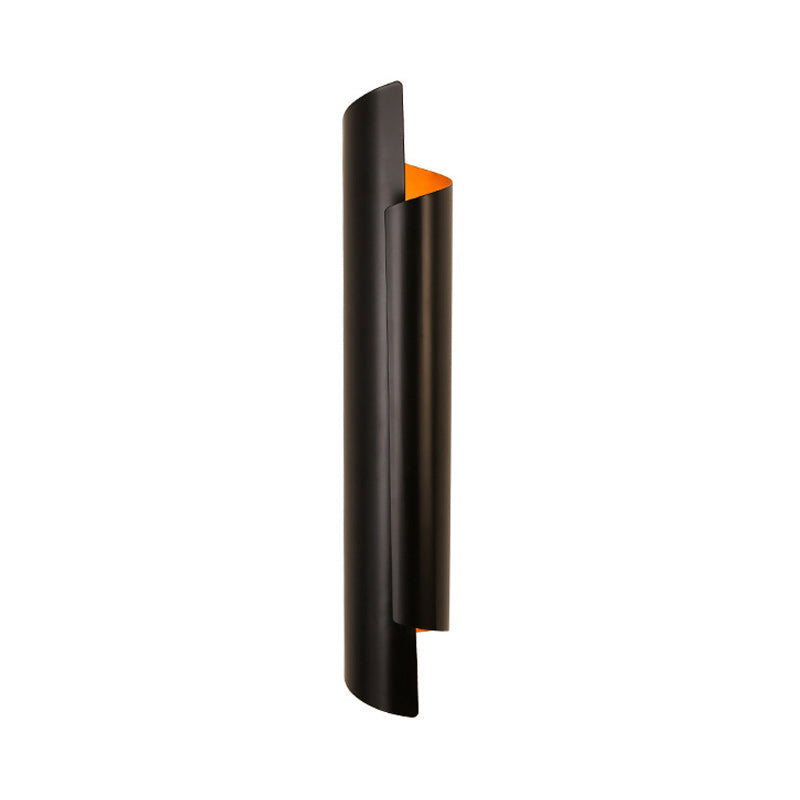 Black/White/Gold Scrolled Wall Lamp Modernist Iron 2-Light Sconce Light Fixture, 16"/21.5"/29.5" Wide Clearhalo 'Wall Lamps & Sconces' 'Wall Lights' Lighting' 269564
