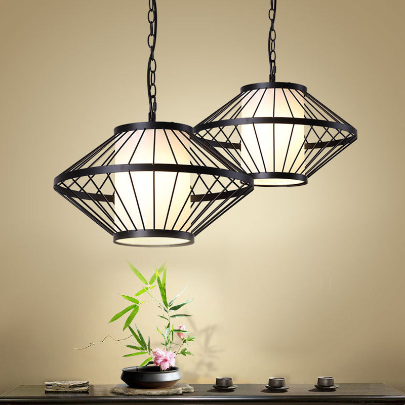 Iron Black Hanging Lamp 16