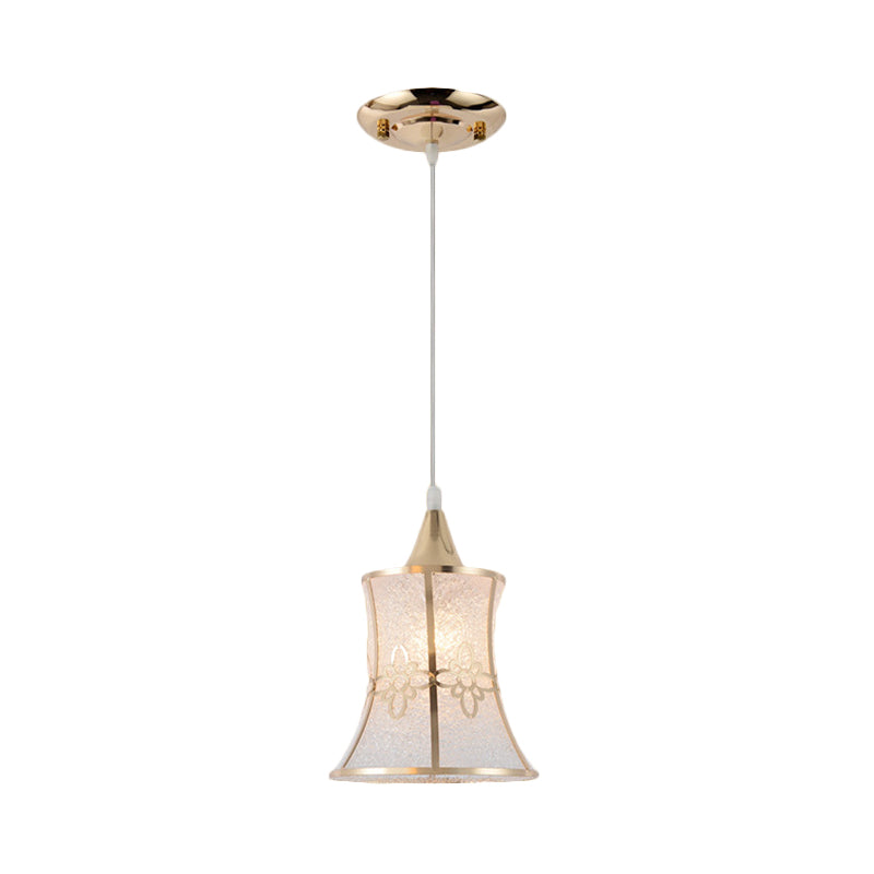 White 1 Light Hanging Pendant Traditional Plastic Dome/Drum/Wide Flare Suspension Lamp for Dining Room Clearhalo 'Ceiling Lights' 'Chandeliers' 'Glass shade' 'Glass' 'Pendant Lights' 'Pendants' Lighting' 285979