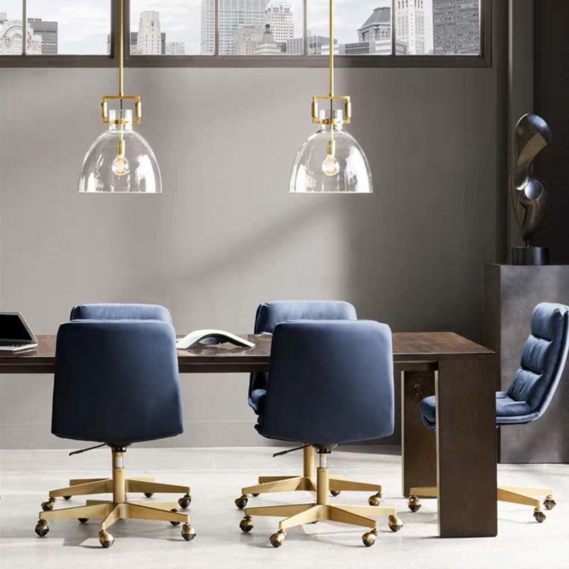 Postmodern 1 Head Pendant Light Brass Hanging Lamp Dome/Globe/Cone with Clear Glass Shade, 12"/12.5"/14" Wide Clearhalo 'Ceiling Lights' 'Modern Pendants' 'Modern' 'Pendant Lights' 'Pendants' Lighting' 289783