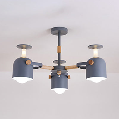 Simple Style Cylinder Hanging Lights Metal Pendant Lamp for Bedroom Clearhalo 'Ceiling Lights' 'Chandeliers' Lighting' options 32323