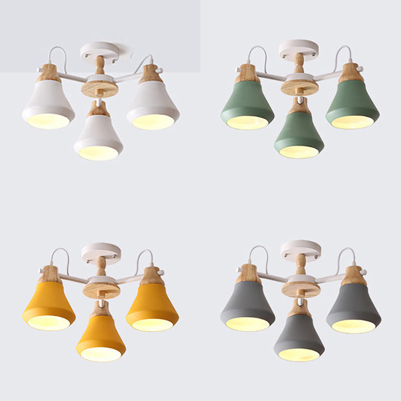 Tapered Shade Living Room Hanging Lamp Simple Hanging Pendant Lights Clearhalo 'Ceiling Lights' 'Chandeliers' Lighting' options 32423