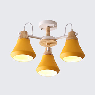 Tapered Shade Living Room Hanging Lamp Simple Hanging Pendant Lights Clearhalo 'Ceiling Lights' 'Chandeliers' Lighting' options 32424