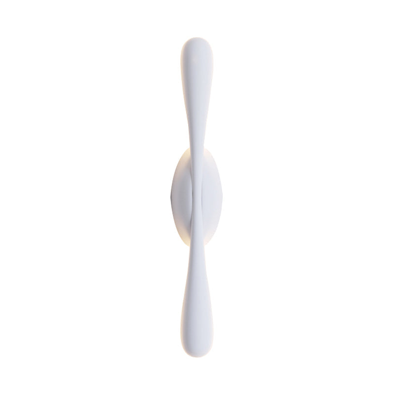 Linear Wall Sconce Lighting Contemporary Metal LED White Vanity Light for Living Room Clearhalo 'Cast Iron' 'Glass' 'Industrial' 'Modern wall lights' 'Modern' 'Tiffany' 'Traditional wall lights' 'Vanity Lights' 'Wall Lights' Lighting' 339539