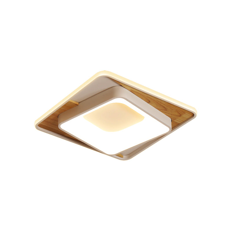 Modern Slim Rectangle Ceiling Lamp Acrylic LED Flush Mount Light in White for Bedroom Foyer Clearhalo 'Ceiling Lights' 'Close To Ceiling Lights' 'Close to ceiling' 'Flush mount' Lighting' 376990