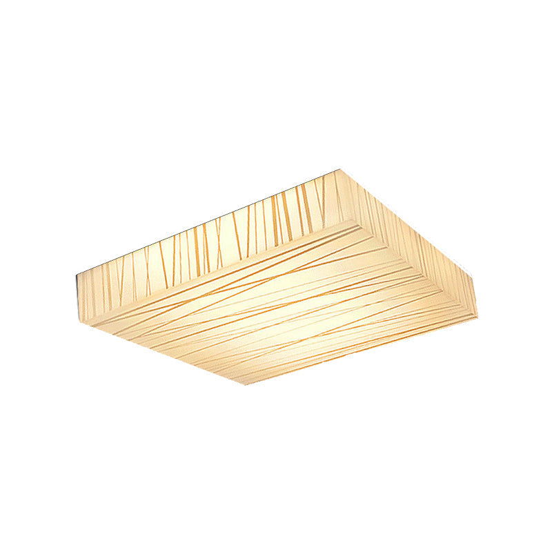 Acrylic Square LED Ceiling Mount Light Hotel Office Simple Stylish Ceiling Lamp in White Clearhalo 'Ceiling Lights' 'Close To Ceiling Lights' 'Close to ceiling' 'Flush mount' Lighting' 377066