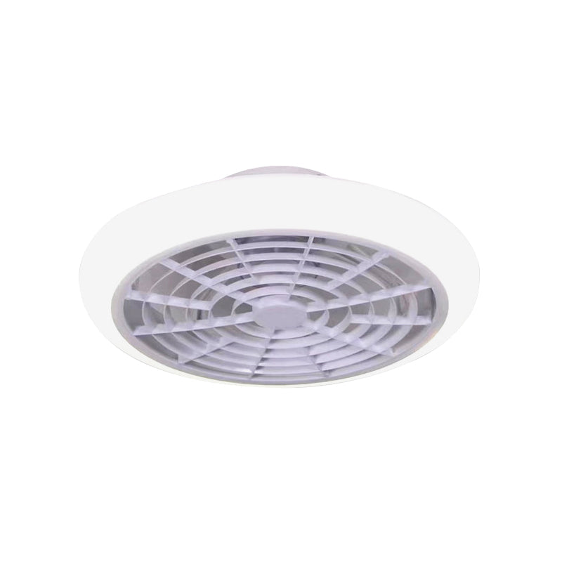 White/Pink/Blue LED Hanging Fan Light Kids Acrylic Doughnut Semi Flush Mount Lamp Fixture for Living Room, 18" W Clearhalo 'Ceiling Fans with Lights' 'Ceiling Fans' 'Kids Ceiling Fans' 'Kids' Lighting' 407326