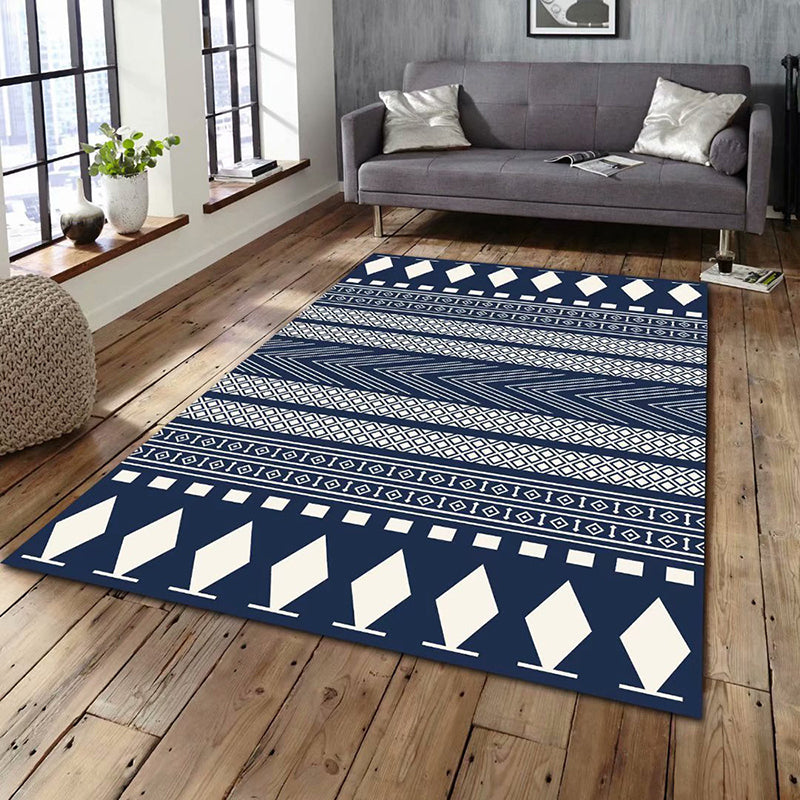 Retro Bohemian Carpet Indoor Carpet Stain Resistant Carpet for Living Room