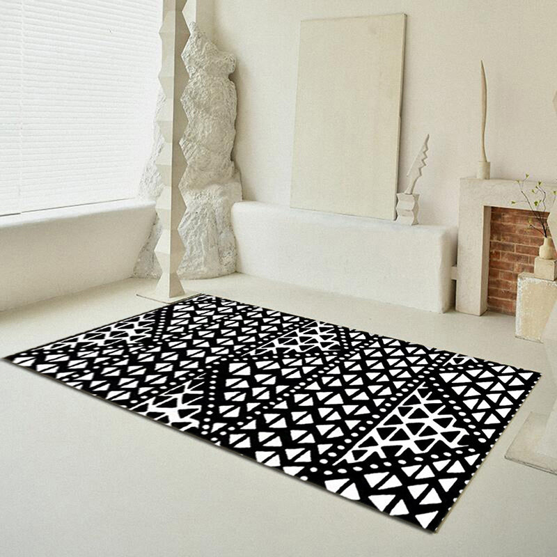 Retro Bohemian Carpet Indoor Carpet Stain Resistant Carpet for Living Room