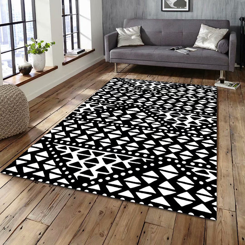 Retro Bohemian Carpet Indoor Carpet Stain Resistant Carpet for Living Room