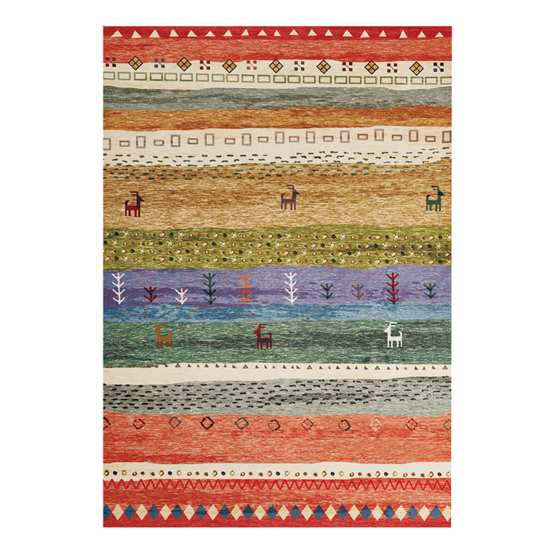 Retro Bohemian Carpet Indoor Carpet Stain Resistant Carpet for Living Room