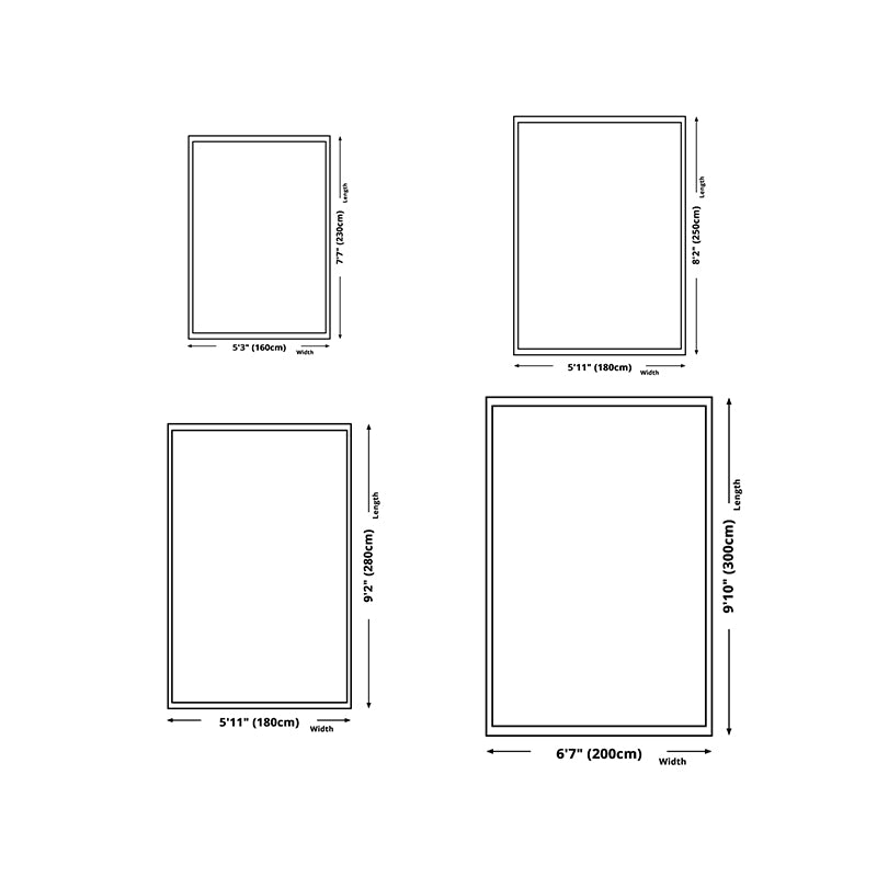 Apricot Retro Rug Polyester Graphic Area Rug Non-Slip Backing Rug for Home Decor