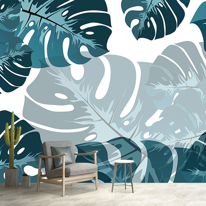 Illustration Environment Friendly Mural Wallpaper Tropical Plants Bedroom Wall Mural