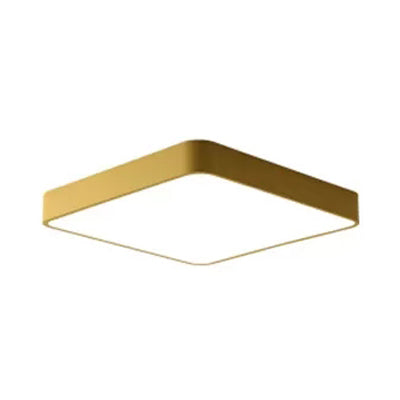 Slim Square Flush Mount Light Nordic Style Acrylic LED Ceiling Lamp for Office Hallway Clearhalo 'Ceiling Lights' 'Close To Ceiling Lights' 'Close to ceiling' 'Flush mount' Lighting' 44425