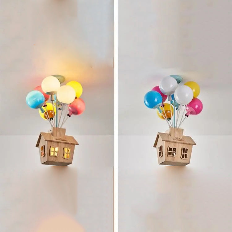 Multi Head Macron Balloon Chandelier Glass Chandelier Lighting Fixtures for Bedroom