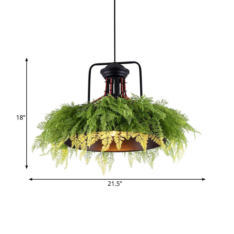 Barn Metal Plant Suspension Pendant Antique 18