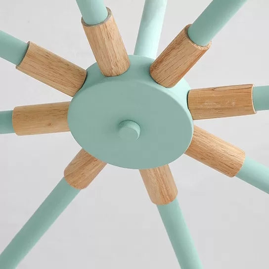 Nordic Style Bucket Chandelier Metal Multi-Head Suspension Light for Game Room Clearhalo 'Ceiling Lights' 'Chandeliers' Lighting' options 55542