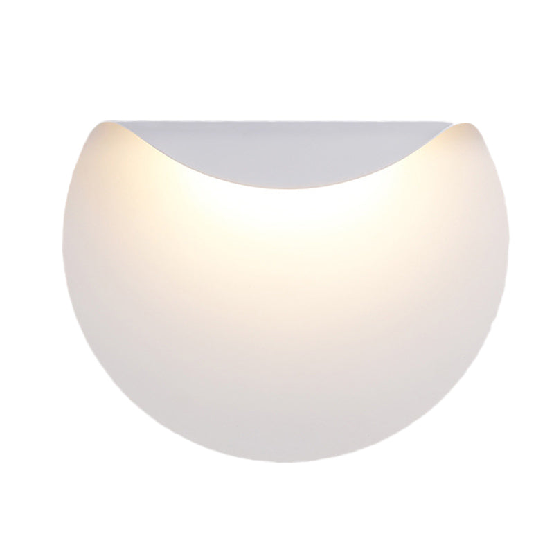 Bend Panel Wall Sconce Lighting Simple Aluminum LED White Wall Mounted Lamp in Warm/White Light for Living Room Clearhalo 'Cast Iron' 'Glass' 'Industrial' 'Modern wall lights' 'Modern' 'Tiffany' 'Traditional wall lights' 'Wall Lamps & Sconces' 'Wall Lights' Lighting' 733267