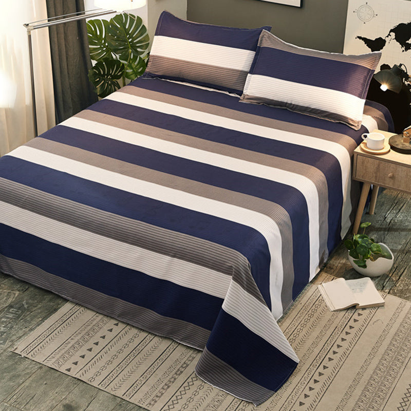 Cartoon Painting Bed Sheet Polyester Breathable Fade Resistant Soft