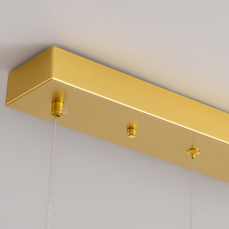 2-Light White / Golden / Black Modernism Style Unique Kitchen Island Lighting